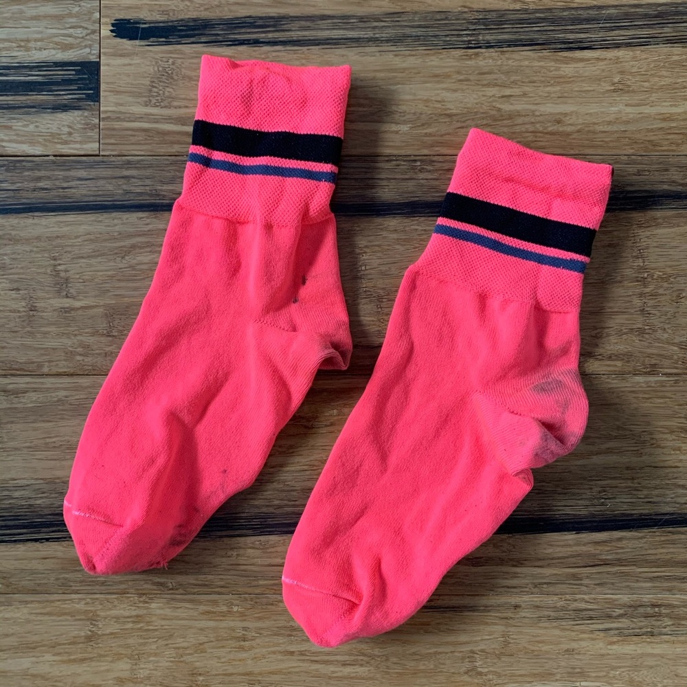 Rapha Hi-Vis pink oversocks